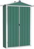 vidaXL Gerätehaus Grün 116x45x175 cm Verzinkter Stahl 46301 Bild 2