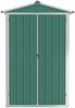 vidaXL Gerätehaus Grün 116x45x175 cm Verzinkter Stahl 46301 Bild 4