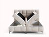 Boxspringbett Schlafzimmerbett SOPHIE 100x200cm Stoff Salvador Beige Bild 4