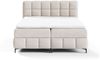 Boxspringbett Schlafzimmerbett SOPHIE 100x200cm Stoff Salvador Beige Bild 2