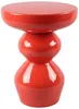 Vente-unique - ORIFA Beistelltisch Metall Orange - B 36 cm x H 46,5 cm x L 36 cm Bild 2