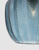 Nova Luce 9191243 LONI Pendelleuchte Schwarz Blau E27 Bild 5