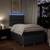 vidaXL Boxspringbett mit Matratze Dunkelgrau 120x200 cm Stoff 3294331 Bild 5