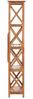 vidaXL Bücherregal 60x30x160 cm Massivholz mit Honigfarbenem Finish 289625 Bild 3