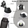 AOPREL Trinkflasche 1 Liter BPA-frei, auslaufsicher, für Bild 2