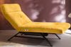 KAWOLA Liege AMERIVA Sessel Relaxliege Velvet curry Fuß schwarz 110 x 158 x 80 cm Bild 2