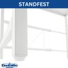 DanDiBo Verstellbares Küchenregal Weiß für Arbeitsplatte Stehend 3 Stufig 40-64 cm Regal Küche 96684 Standregal Bild 3
