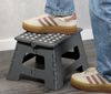 KESPER 70635 Klapptritt aus Kunststoff, grau, 35 x 27 x 22 cm / Hocker / Klappstiege Bild 4