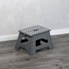 KESPER 70635 Klapptritt aus Kunststoff, grau, 35 x 27 x 22 cm / Hocker / Klappstiege Bild 5