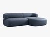 Micadoni 5-Sitzer Ecksofa Jenny Rechts Chenille Perfect Harmony Dunkelblau Bild 3