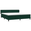 vidaXL Boxspringbett mit Matratzen Dunkelgrün 180x220 cm Samt 3317580 Bild 4