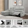 Home affaire Ecksofa Napori Multimediasofa, 3er Kinosessel XXL, L-Form, Kinosofa mit Relaxfunktion, Getränkehalter, Staufach und Staukasten Bild 3