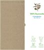 Hammetex 4 Stück Handtücher Set – 50x100 cm, 100% Baumwolle 4X Handtuch - ÖKO-TEX Zertifiziert, mit Aufhängeschlaufe, weich und saugstark, schnell trocknend, Beige Bild 2