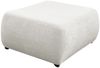 Sofa Schlafsofa 3-Sitzer ANIKE inkl. Polsterhocker in Stoff Now or Never Creme Bild 2