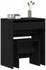 vidaXL Schminktisch Schwarz Eichen-Optik 60 x 40 x 75 cm Holzwerkstoff 868872 Bild 3