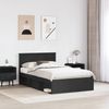 vidaXL Bettrahmen Schwarz 120 x 200 cm Massives Kiefernholz 3410619 Bild 3