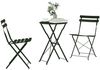 vidaXL Klapp Bistro Set 3 pcs Wald Stahl 42002967 Bild 3