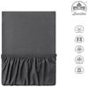 leevitex® Spannbettlaken Spannbettlaken Kinder Spannbettlaken Premium 170 g/m², Gummizug: Rundumgummizug, (2 Stück), schwer & blickdicht, 100% Baumwolle, 70 x 140 cm Bild 3