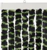 Moritz Flauschvorhang aus Chenille 100 x 230 cm grün schwarz gestreift Türvorhang als Fliegenschutz Insektenschutz für Camping Wohnwagen Bild 4