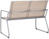 vidaXL 4-tlg. Garten-Lounge-Set Stoff und Stahl Creme 44353 Bild 4