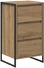 vidaXL Sideboard Kunsthandwerk Eiche 42 x 36 x 75,5 cm Holzwerkstoff 886551 Bild 2