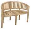Bank Ambon aus Teak, C-Grade, naturbelassen, 2-Sitzer Bild 4
