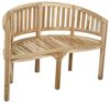 Bank Ambon aus Teak, C-Grade, naturbelassen, 2-Sitzer Bild 2