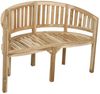 Bank Ambon aus Teak, C-Grade, naturbelassen, 2-Sitzer Bild 3