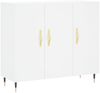 vidaXL Sideboard Weiß 90x34x80 cm Holzwerkstoff 828084 Bild 2