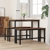 vidaXL Esstischbank Altholz 100 x 32,5 x 48,5 cm 873758 Bild 3