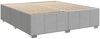 vidaXL Boxspringbett mit Matratze Hellgrau 180x200 cm Stoff 3285491 Bild 5