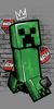 Minecraft Metro Art Creeper Duschtuch Badetuch Strandtuch 70x140 cm Bild 2