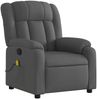 vidaXL Massagesessel Dunkelgrau Stoff 373587 Bild 3