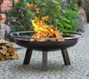 CookKing 'Porto' Feuerschale, Ø 60cm, Stahl Schwarz, Ø 60x39 cm Bild 2