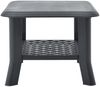 vidaXL Couchtisch Anthrazit 90x60x46 cm Kunststoff 48795 Bild 4