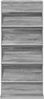 vidaXL Magazinregal Graues Sonoma 70 x 41 x 156 cm Holzwerkstoff 899524 Bild 5