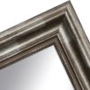 WANDStyle Wandspiegel H550 aus Massivholz in Silber 80 x 110 cm im Stil Antik Bild 3
