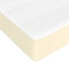 vidaXL Taschenfederkernmatratze Mittel Creme 180x200x20 cm Kunstleder 347844 Bild 5
