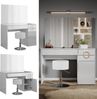 Schminktisch Adela Weiß 115 cm mit Hocker Vicco Bild 2