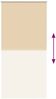 vidaXL Verdunkelungsrollo Beige 110x210 cm Stoffbreite 105,7 cm 4010792 Bild 5