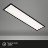 BRILONER - LED Panel, LED Deckenleuchte, Deckenlampe 22 Watt, 2. 300 Lumen, 4. 000 Kelvin, Weiß-Schwarz, 1. 000 x 250 x 60 mm (LxBxH), 7067-015 Bild 4