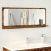 vidaXL Spiegelablage mit Regal Altholz 90 x 10,5 x 37 cm Holzwerkstoff 862526 Bild 4