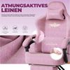 GTPLAYER Gaming-Stuhl Atmungsaktiver Bürostuhl, ergonomisch Hochwertiger - Stoff/Kunstleder, 160° Verstellbare Rückenlehne und ausziehbare Fußstütze Bild 2