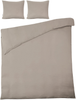 Bettwäsche-Set SUMNER Baumwollmusselin 150 x 200 cm Taupe Bild 4