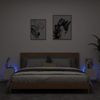 vidaXL TV-Wandschränke mit LED-Leuchten 2 Stk. Weiß 30,5x35x30 cm 837219 Bild 3