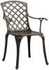 vidaXL 5-tlg. Bistro-Set Aluminiumguss Bronzen 3070610 Bild 4