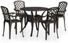 vidaXL 5-tlg. Bistro-Set Aluminiumguss Bronzen 3070610 Bild 2