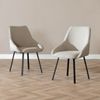 Bronx71 Esszimmerstuhl Lova recycelter Stoff taupe Bild 2