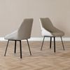 Bronx71 Esszimmerstuhl Lova recycelter Stoff taupe Bild 3