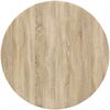 vidaXL Tischplatte Sonoma-Eiche Ø 80 x 1,5 cm Holzwerkstoff 880423 Bild 2